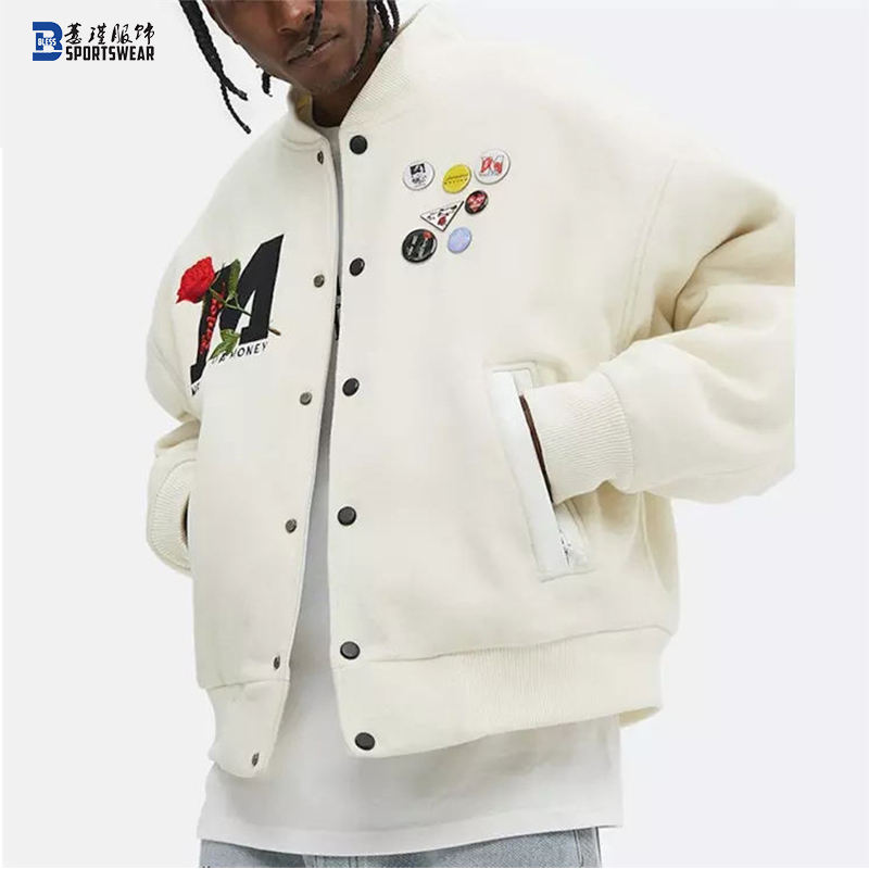 Bless ພິມເສື້ອ jacket custom ຜະລິດ